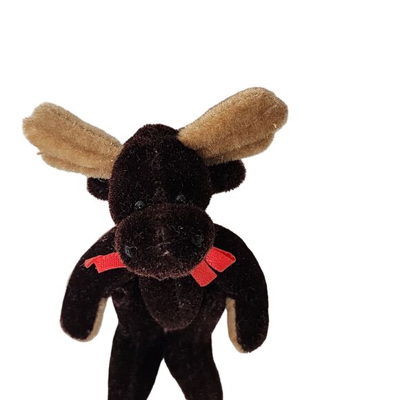 Boyds Bears Wuzzies Talbot F. Wuzzie Jointed Stuffed Moose With Tag - Picture 2 of 5